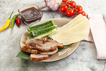 Canvas Print - Chinese cuisine - roasted duck breast