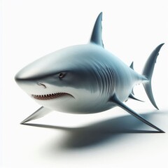 Wall Mural - shark isolated