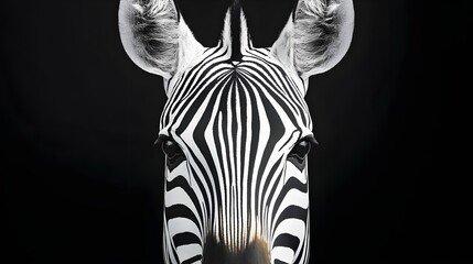 Zebra stripes, monochrome pattern, sleek and elegant, high contrast design