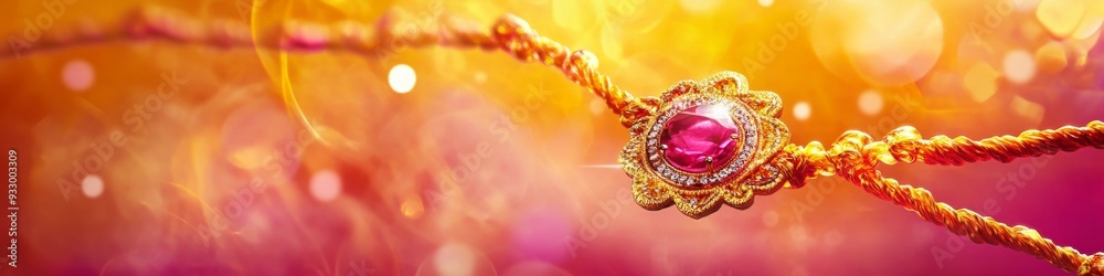 Ilustracja bez tantiem: Elegant Raksha Bandhan Illustration: Abstract ...