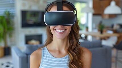 Poster - VR goggles providing immersive tours of historical landmarks and cultural heritage sites.