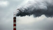 © AiDesign - Thick smoke coming out from industrial  factory plant  chimney concept of environmental  air pollution  and carbon chemical emission