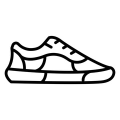 Poster - Exercise Shoes Icon Style