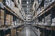 © Daria - Precisely arranged auto parts inventory in expansive warehouse with orderly shelves