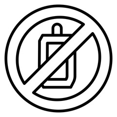 Poster - No Liquid Calories Icon Style