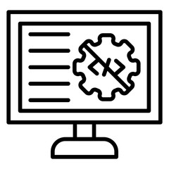 Poster - No Code Development Platform Icon Style