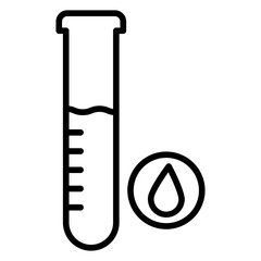 Poster - Blood Samples Icon Style