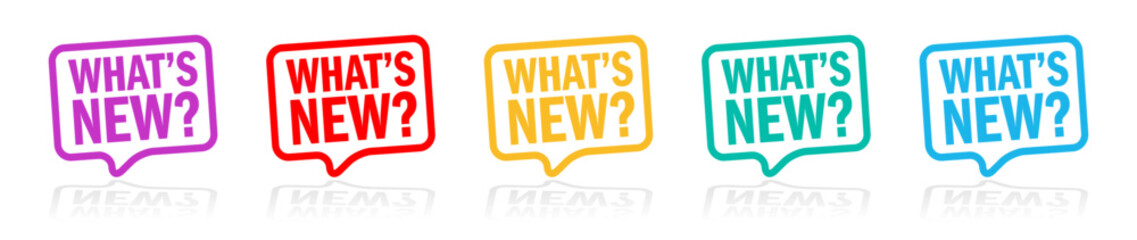 Sticker - What's new?