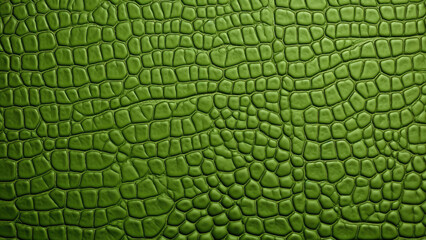 Green natural snake skin pattern background and texture