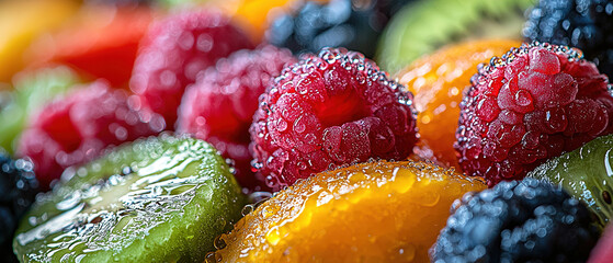 Poster - summer colorful food wallpaper