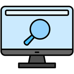 Sticker - Search Engine Icon