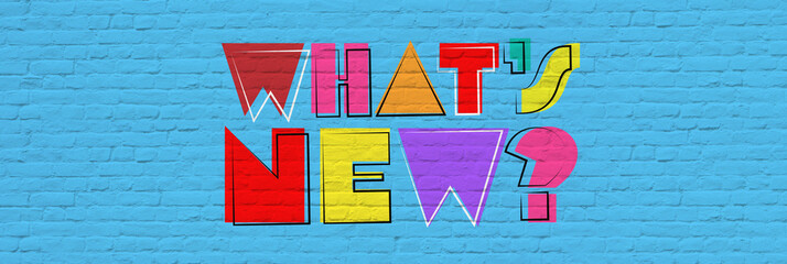 Wall Mural - What's new?