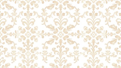 Elegant damask seamless pattern background. Classical luxury old fashioned damask ornament. Exquisite floral baroque template.