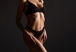 © Volodymyr - Luxury style. Beautiful temptation girl model. Lingerie model. Sexy woman in underwear. Lady in underwear, bra and panties. Sexy natural naked body. Seductive lingerie. Attractive seduce beauty lady.