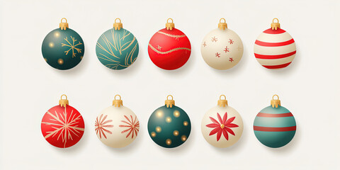 Wall Mural - christmas icons