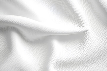 Wall Mural - White leather texture background