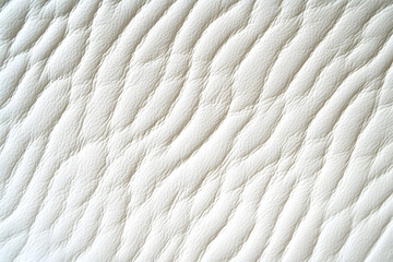 Wall Mural - White leather texture background