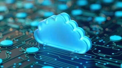 Poster - Illuminated web interface for cloud network management, Web Illumination Cloud], [glowing network control