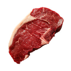 Wall Mural - isolated raw steak, raw meat	
