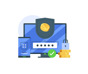 Poster - payment security,data and transactions protectiondata and transactions protection