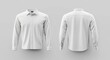 © Zaleman - This is a mockup set of a white weared classic men's shirt with sleeves.