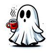 © Visions of Diversity - ghost with a cup of coffee