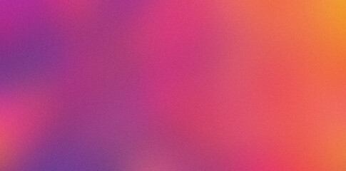 Poster - gradient background with pink and orange tones and grain noise texture