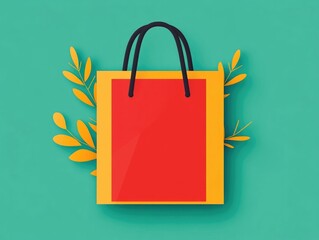 Poster - Seamless and Efficient Mobile Checkout Experience for E commerce Platforms Featuring a Flat Design Showcasing a Clean Simple