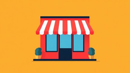 Poster - E commerce Platform for Streamlined Online Order Management and Customer Experience  Flat Design Showcasing the Key Features and Capabilities of a Robust E commerce Solution for Businesses