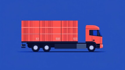 Poster - Seamless Supply Chain Tracking and Analytics with Flat Design real time logistics data optimize distribution and inventory management for business efficiency
