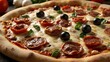© yaln - Savory Meat Pizza Freshly Baked
