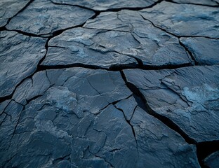 Wall Mural - Cracked and weathered slate texture