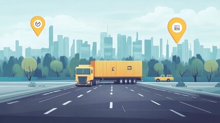 Poster - Innovative real time logistics network monitoring and analytics platform that provides enterprise level supply chain visibility optimization and intelligent decision making support