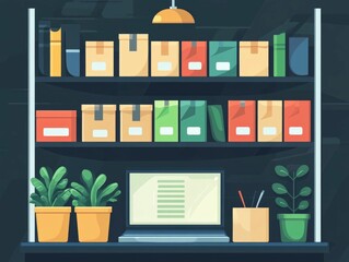 Poster - Automated inventory optimization and systems that leverage AI machine learning and data analytics to streamline supply chain management improve inventory visibility