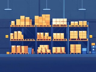 Poster - Optimizing Warehouse Inventory Flow through Efficient Logistics Management and Data Driven Strategies for Improved Supply Chain Efficiency