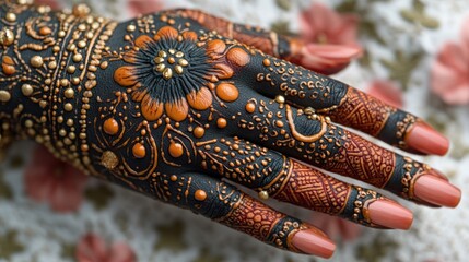 Intricate Henna Design