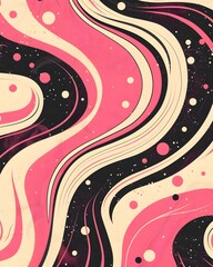 pink retro background