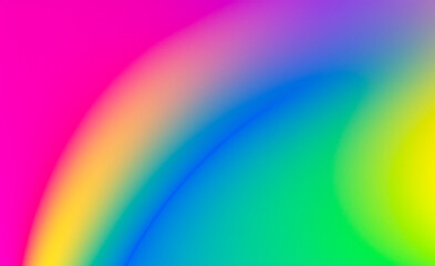 Wall Mural - abstract rainbow background