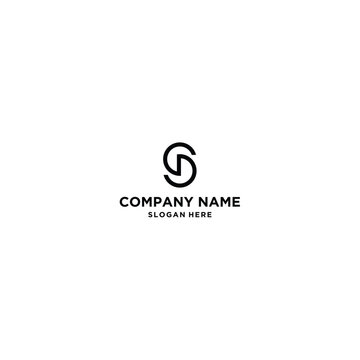 Letter s logo vector simple elegant letter s logo design