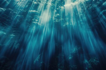 Poster - Sunlight filtering through water droplets