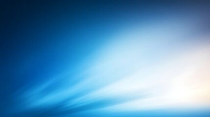 Wall Mural - Abstract Blue and White Gradient Background with Light Rays