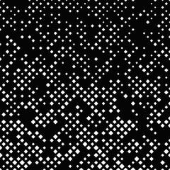 Poster - Geometrical diagonal square pattern background design - monochrome abstract vector graphic
