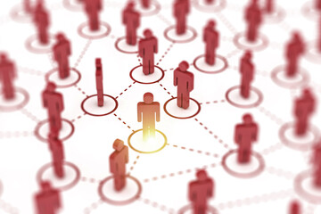 Poster - Social Web Network Background Image