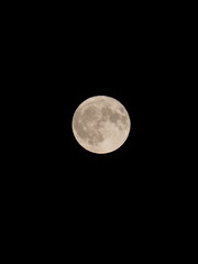 full moon over sky