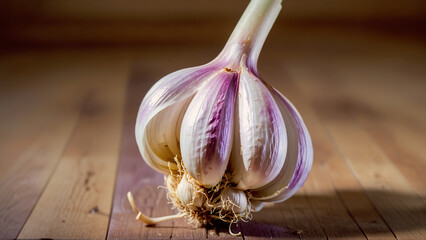 Wall Mural - garlic bulb closeup