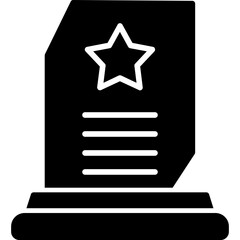 Wall Mural - Trophy Icon