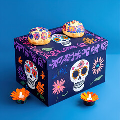 Sticker - gift box with jewelry