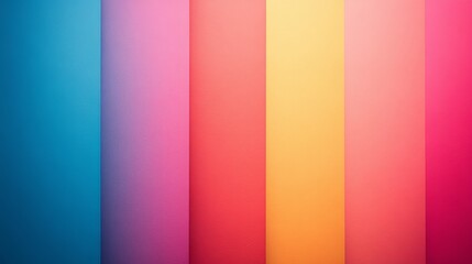 Canvas Print - A colorful strip of paper with a rainbow of colors