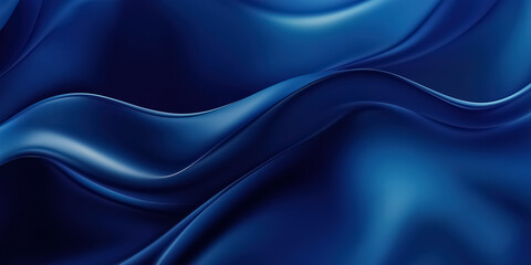 Leinwandbilder - Abstract blurred dark blue gradient background, design for landing page template 