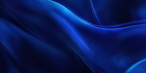 Leinwandbilder - Abstract blurred dark blue gradient background, design for landing page template 